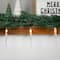 Icicle String Christmas Light Set - Warm White - 4.5' Clear Wire - 10ct